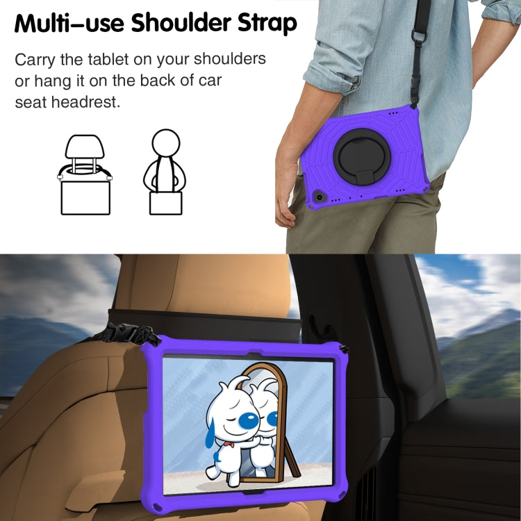 For Huawei MediaPad T5 Spider King Silicone Protective Tablet Case(Purple) - Huawei by buy2fix | Online Shopping UK | buy2fix