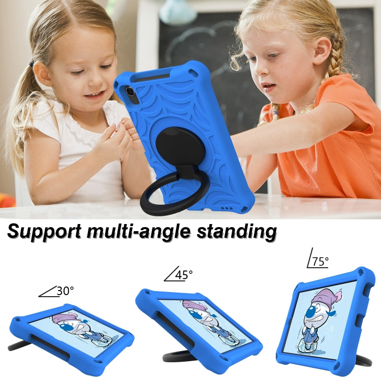 For Huawei MediaPad M5 Lite 8 Spider King Silicone Protective Tablet Case(Blue) - Huawei by buy2fix | Online Shopping UK | buy2fix