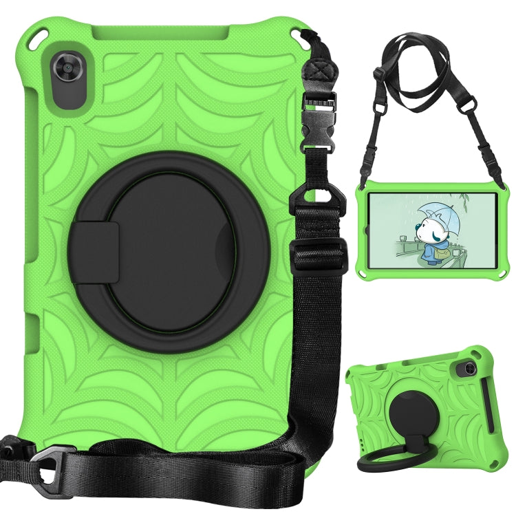 For Huawei MediaPad M5 Lite 8 Spider King Silicone Protective Tablet Case(Green) - Huawei by buy2fix | Online Shopping UK | buy2fix