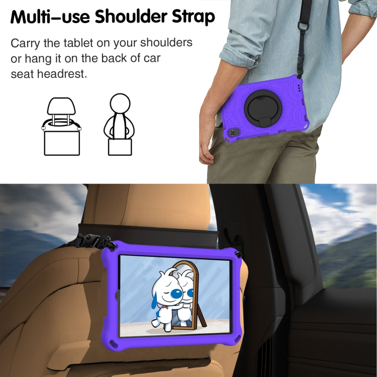 For Huawei MediaPad M5 Lite 8 Spider King Silicone Protective Tablet Case(Purple) - Huawei by buy2fix | Online Shopping UK | buy2fix