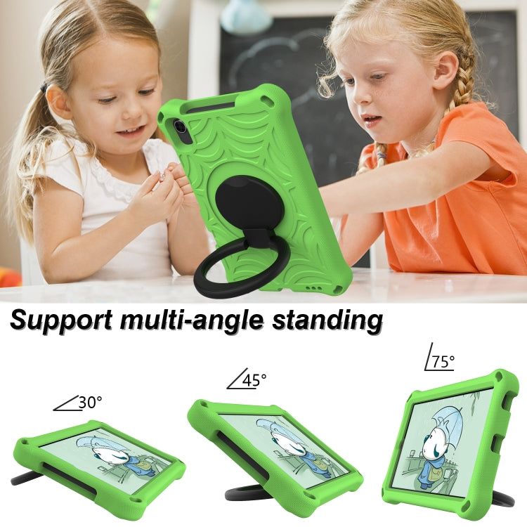 For Huawei MatePad T8 Spider King Silicone Protective Tablet Case(Green) - Huawei by buy2fix | Online Shopping UK | buy2fix