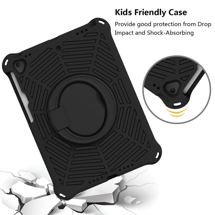 Spider King Silicone Protective Tablet Case For iPad 10.2 2021 / 2021 / 2019(Black) - iPad 10.2 Cases by buy2fix | Online Shopping UK | buy2fix