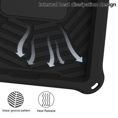 Spider King Silicone Protective Tablet Case For iPad 10.2 2021 / 2021 / 2019(Black) - iPad 10.2 Cases by buy2fix | Online Shopping UK | buy2fix