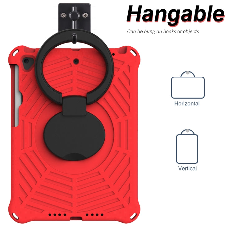 Spider King Silicone Protective Tablet Case For iPad 10.2 2021 / 2021 / 2019(Red) - iPad 10.2 Cases by buy2fix | Online Shopping UK | buy2fix