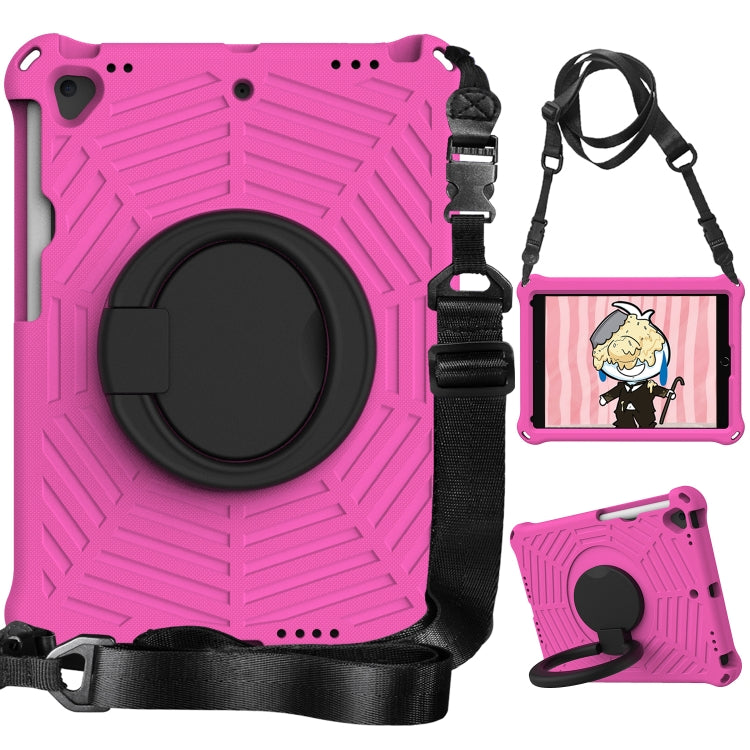 Spider King Silicone Protective Tablet Case For iPad 10.2 2021 / 2021 / 2019(Rose Red) - iPad 10.2 Cases by buy2fix | Online Shopping UK | buy2fix