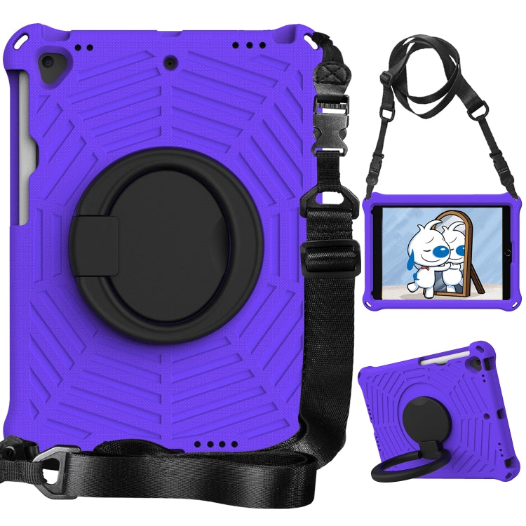 Spider King Silicone Protective Tablet Case For iPad 10.2 2021 / 2021 / 2019(Purple) - iPad 10.2 Cases by buy2fix | Online Shopping UK | buy2fix