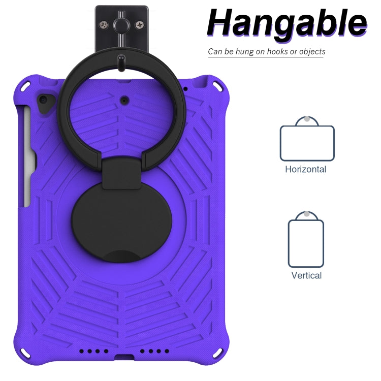 Spider King Silicone Protective Tablet Case For iPad 10.2 2021 / 2021 / 2019(Purple) - iPad 10.2 Cases by buy2fix | Online Shopping UK | buy2fix