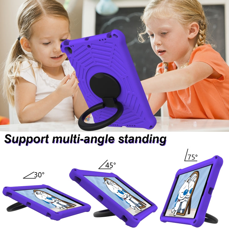 Spider King Silicone Protective Tablet Case For iPad 10.2 2021 / 2021 / 2019(Purple) - iPad 10.2 Cases by buy2fix | Online Shopping UK | buy2fix