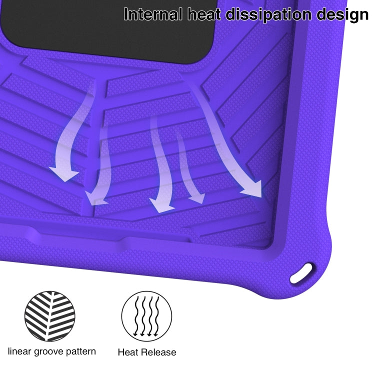 Spider King Silicone Protective Tablet Case For iPad 10.2 2021 / 2021 / 2019(Purple) - iPad 10.2 Cases by buy2fix | Online Shopping UK | buy2fix