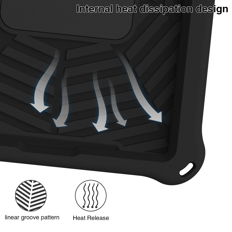 Spider King Silicone Protective Tablet Case For iPad 9.7 2018 / 2017(Black) - iPad 9.7 (2018) & (2017) Cases by buy2fix | Online Shopping UK | buy2fix