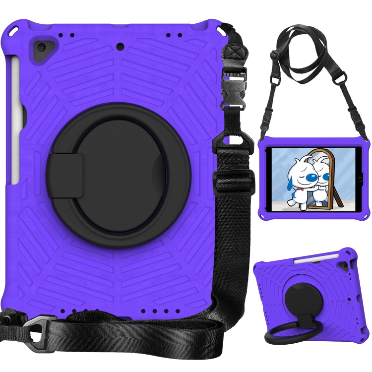 Spider King Silicone Protective Tablet Case For iPad 9.7 2018 / 2017(Purple) - iPad 9.7 (2018) & (2017) Cases by buy2fix | Online Shopping UK | buy2fix