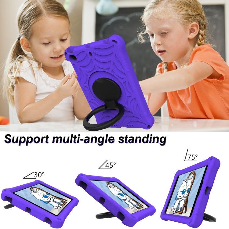 Spider King Silicone Protective Tablet Case For iPad mini 5 / 4 / 3 / 1(Purple) - iPad mini (2019) / mini 5 Cases by buy2fix | Online Shopping UK | buy2fix