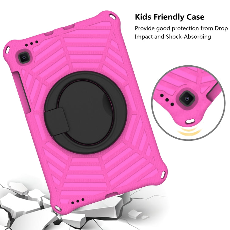 For Samsung Galaxy Tab S6 Lite P610 Spider King Silicone Protective Tablet Case(Rose Red) - Tab S6 Lite P610 / P615 by buy2fix | Online Shopping UK | buy2fix