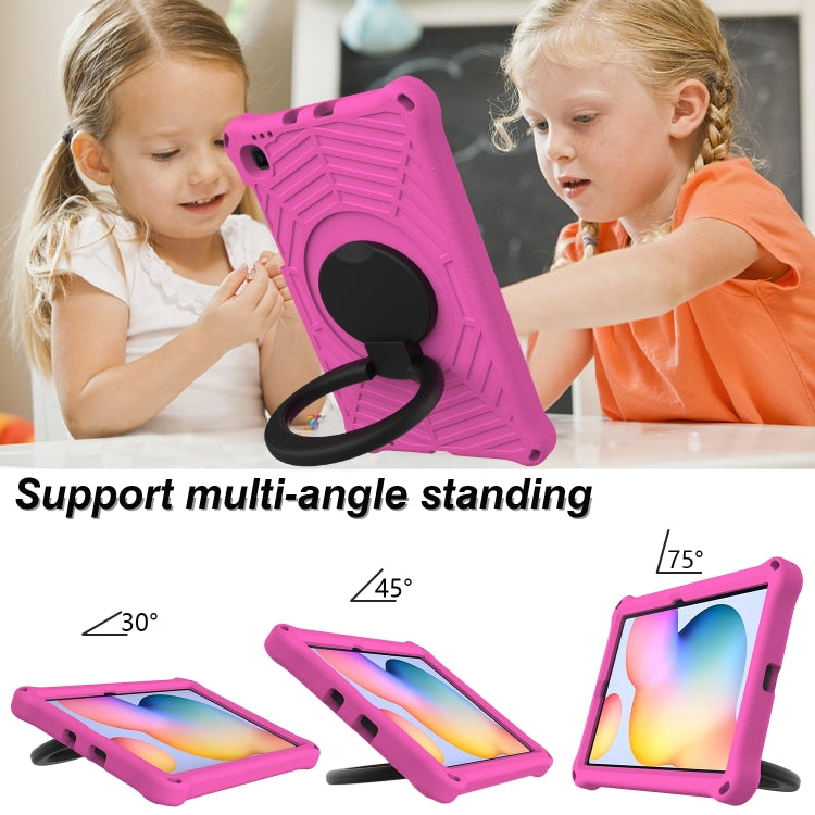 For Samsung Galaxy Tab S6 Lite P610 Spider King Silicone Protective Tablet Case(Rose Red) - Tab S6 Lite P610 / P615 by buy2fix | Online Shopping UK | buy2fix
