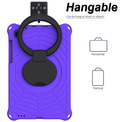 For Samsung Galaxy Tab S6 Lite P610 Spider King Silicone Protective Tablet Case(Purple) - Tab S6 Lite P610 / P615 by buy2fix | Online Shopping UK | buy2fix