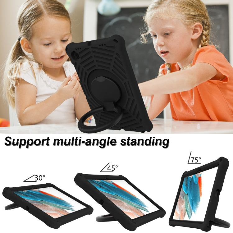 For Samsung Galaxy Tab A8 10.5 X205 / X200 Spider King Silicone Protective Tablet Case(Black) - Other Galaxy Tab PC by buy2fix | Online Shopping UK | buy2fix