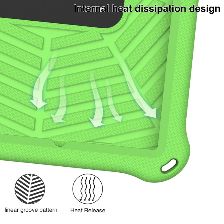 For Samsung Galaxy Tab A8 10.5 X205 / X200 Spider King Silicone Protective Tablet Case(Green) - Other Galaxy Tab PC by buy2fix | Online Shopping UK | buy2fix