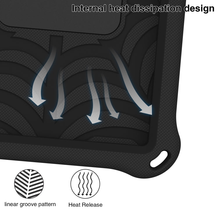 For Samsung Galaxy Tab A 8.4 2020 SM-T307 Spider King Silicone Protective Tablet Case(Black) - Tab A 8.4 (2020) by buy2fix | Online Shopping UK | buy2fix