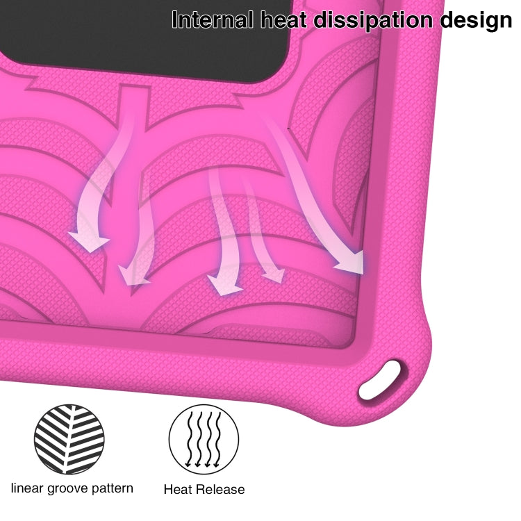 For Samsung Galaxy Tab A 8.4 2020 SM-T307 Spider King Silicone Protective Tablet Case(Rose Red) - Tab A 8.4 (2020) by buy2fix | Online Shopping UK | buy2fix