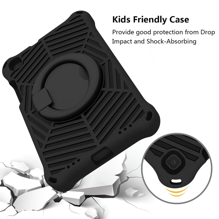 For Samsung Galaxy Tab A 8 SM-T290 Spider King Silicone Protective Tablet Case(Black) by buy2fix