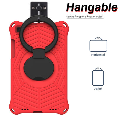 For Samsung Galaxy Tab A 8 SM-T290 Spider King Silicone Protective Tablet Case(Red) by buy2fix