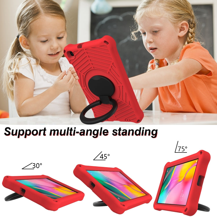 For Samsung Galaxy Tab A 8 SM-T290 Spider King Silicone Protective Tablet Case(Red) by buy2fix
