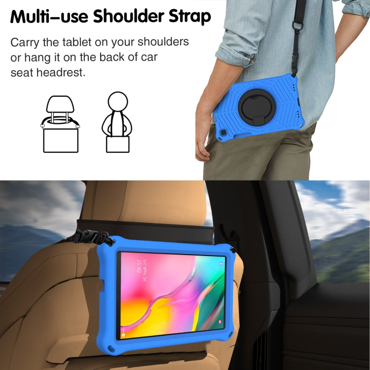 For Samsung Galaxy Tab A 8 SM-T290 Spider King Silicone Protective Tablet Case(Blue) by buy2fix