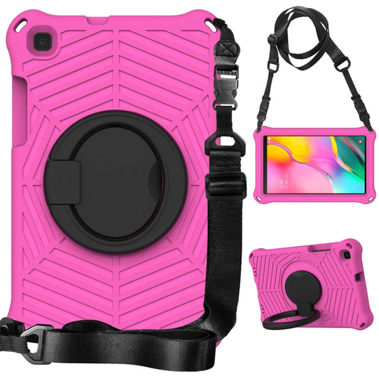 For Samsung Galaxy Tab A 8 SM-T290 Spider King Silicone Protective Tablet Case(Rose Red) by buy2fix