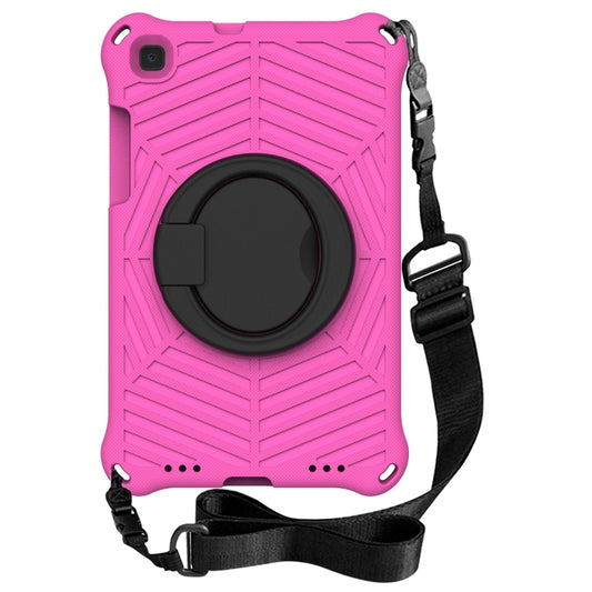 For Samsung Galaxy Tab A 8 SM-T290 Spider King Silicone Protective Tablet Case(Rose Red) by buy2fix