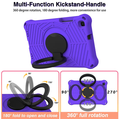 For Samsung Galaxy Tab A 8 SM-T290 Spider King Silicone Protective Tablet Case(Purple) by buy2fix