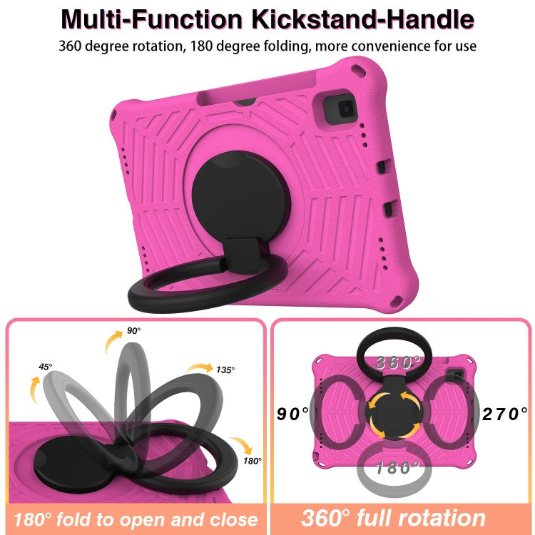 For Samsung Galaxy Tab A7 10.4 2020 T500 Spider King Silicone Protective Tablet Case(Rose Red) - Other Galaxy Tab PC by buy2fix | Online Shopping UK | buy2fix