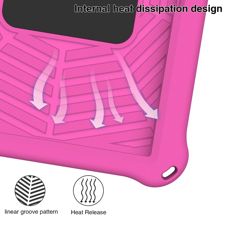 For Samsung Galaxy Tab A7 10.4 2020 T500 Spider King Silicone Protective Tablet Case(Rose Red) - Other Galaxy Tab PC by buy2fix | Online Shopping UK | buy2fix