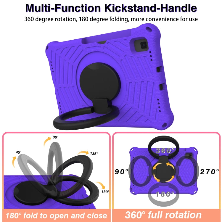 For Samsung Galaxy Tab A7 10.4 2020 T500 Spider King Silicone Protective Tablet Case(Purple) - Other Galaxy Tab PC by buy2fix | Online Shopping UK | buy2fix