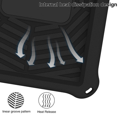 For Samsung Galaxy Tab S6 10.5 2019 SM-T860/T865 Spider King Silicone Protective Tablet Case(Black) - Tab S6 10.5 T860 / T865 by buy2fix | Online Shopping UK | buy2fix