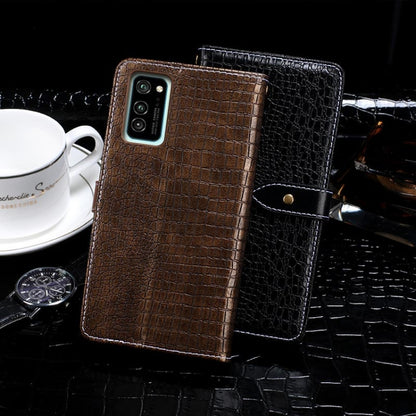For Huawei V30 Pro idewei Crocodile Texture Horizontal Flip Leather Case with Holder & Card Slots & Wallet(Black) - Huawei Cases by idewei | Online Shopping UK | buy2fix