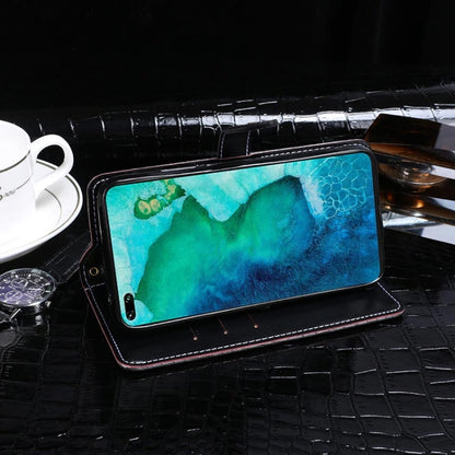 For Huawei V30 Pro idewei Crocodile Texture Horizontal Flip Leather Case with Holder & Card Slots & Wallet(Black) - Huawei Cases by idewei | Online Shopping UK | buy2fix