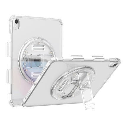 For iPad 2025 / 2022 Terminator Shockproof Glitter Powder Tablet Case with Holder(Transparent) - iPad 2025 / 2022 Cases by buy2fix | Online Shopping UK | buy2fix
