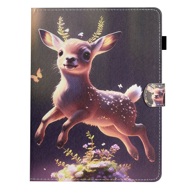 For 7 inch Coloured Drawing Stitching Leather Tablet Case(Deer) - 7 inch by buy2fix | Online Shopping UK | buy2fix