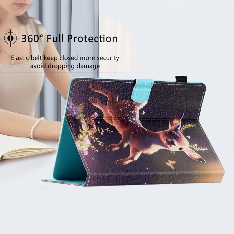 For 7 inch Coloured Drawing Stitching Leather Tablet Case(Deer) - 7 inch by buy2fix | Online Shopping UK | buy2fix