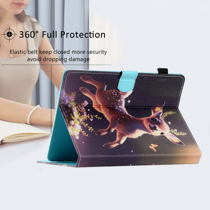 For 7 inch Coloured Drawing Stitching Leather Tablet Case(Deer) - 7 inch by buy2fix | Online Shopping UK | buy2fix