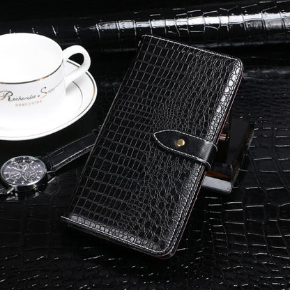 For Motorola Moto G8 Plus idewei Crocodile Texture Horizontal Flip Leather Case with Holder & Card Slots & Wallet(Black) - Motorola Cases by idewei | Online Shopping UK | buy2fix