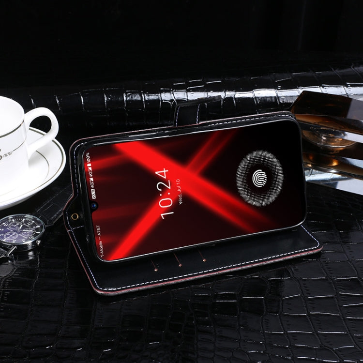 For Umidigi X idewei Crocodile Texture Horizontal Flip Leather Case with Holder & Card Slots & Wallet(Black) - More Brand by idewei | Online Shopping UK | buy2fix