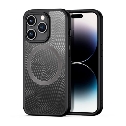 For iPhone 15 Pro DUX DUCIS Aimo Mag Series TPU + PC MagSafe Frosted Feel Phone Case(Black) - iPhone 15 Pro Cases by DUX DUCIS | Online Shopping UK | buy2fix