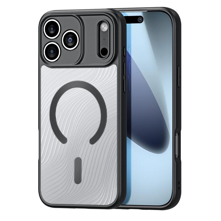 For iPhone 17 Pro Max DUX DUCIS Aimo Mag Series TPU + PC MagSafe Frosted Feel Phone Case(Black) - iPhone 17 Pro Max Cases by DUX DUCIS | Online Shopping UK | buy2fix