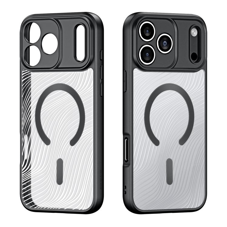 For iPhone 17 Pro Max DUX DUCIS Aimo Mag Series TPU + PC MagSafe Frosted Feel Phone Case(Black) - iPhone 17 Pro Max Cases by DUX DUCIS | Online Shopping UK | buy2fix