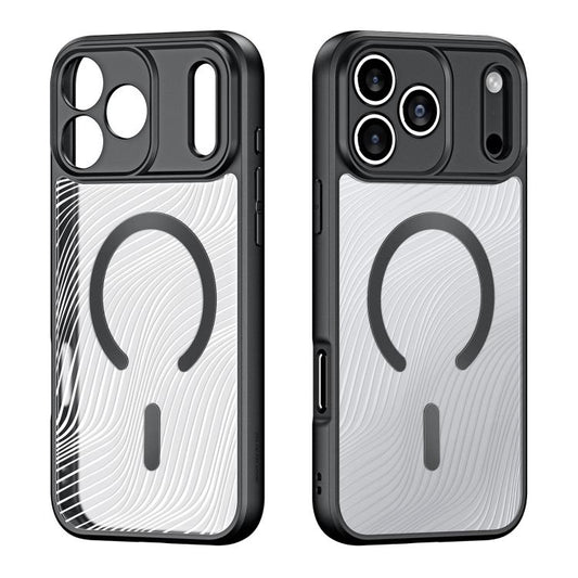 For iPhone 17 Pro Max DUX DUCIS Aimo Mag Series TPU + PC MagSafe Frosted Feel Phone Case(Black) - iPhone 17 Pro Max Cases by DUX DUCIS | Online Shopping UK | buy2fix