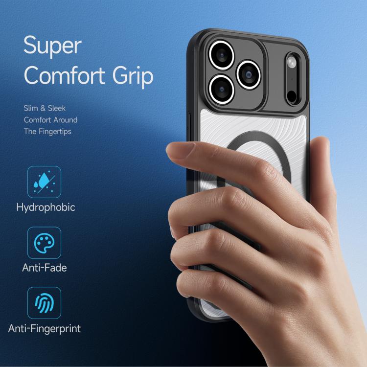 For iPhone 17 Pro Max DUX DUCIS Aimo Mag Series TPU + PC MagSafe Frosted Feel Phone Case(Black) - iPhone 17 Pro Max Cases by DUX DUCIS | Online Shopping UK | buy2fix