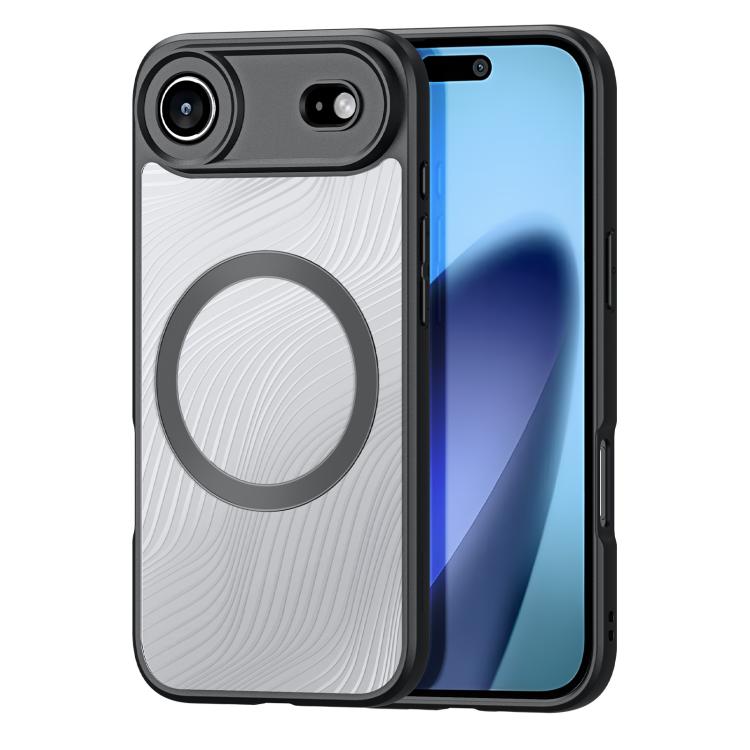 For iPhone Air DUX DUCIS Aimo Mag Series TPU + PC MagSafe Frosted Feel Phone Case(Black) - iPhone Air Cases by DUX DUCIS | Online Shopping UK | buy2fix