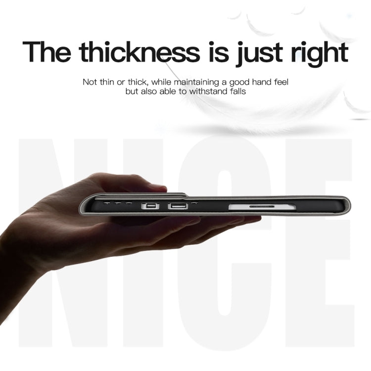 For Microsoft Surface Pro 7+ / 7 / 6 / 5 / 4 Sheepskin All-Inclusive Shockproof Protective Case(Grey) - Others by buy2fix | Online Shopping UK | buy2fix