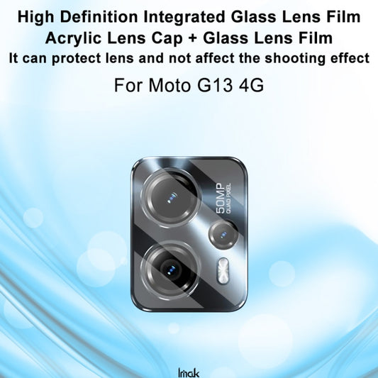 For Motorola Moto G13 4G / G23 4G imak Integrated Rear Camera Lens Tempered Glass Film by imak